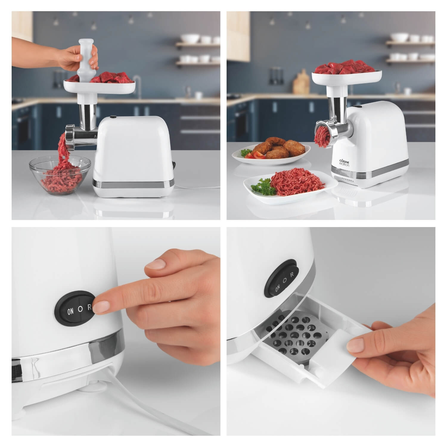 MaxxMee Elektrický mlynček na mäso Cuisine Edition 12642 2